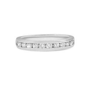 Rachel Koen 0.50Cttw Diamond Wedding Band Ring Platinum Size 6.75